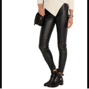 Michael Kors vegan leather pant black